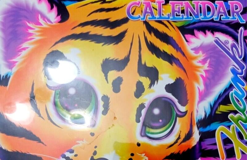 lisa frank calendar