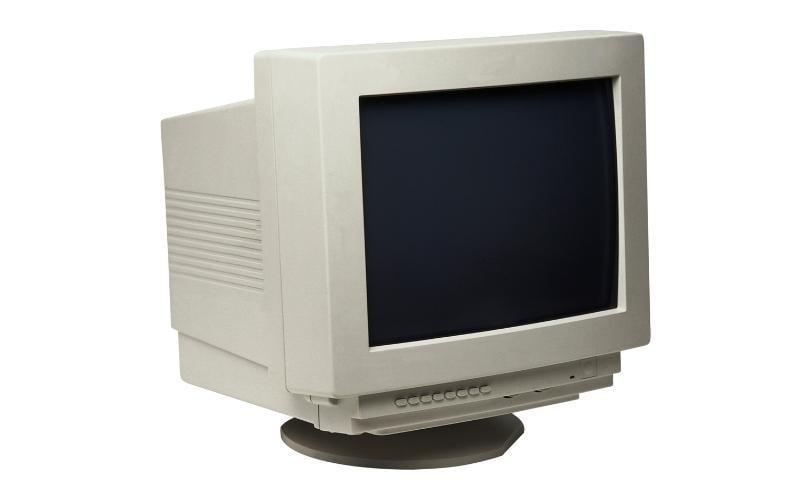 computer monitor from the 90s
